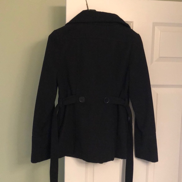 Black Pea Coat - Picture 2 of 3